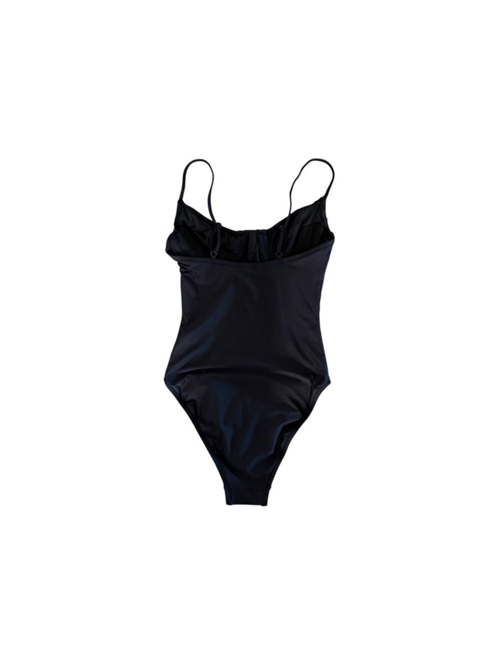 J. Crew Women's 1993 Underwire Black One-Piece Swimsuit NWT -Size 2 ✨ - Picture 3 of 5
